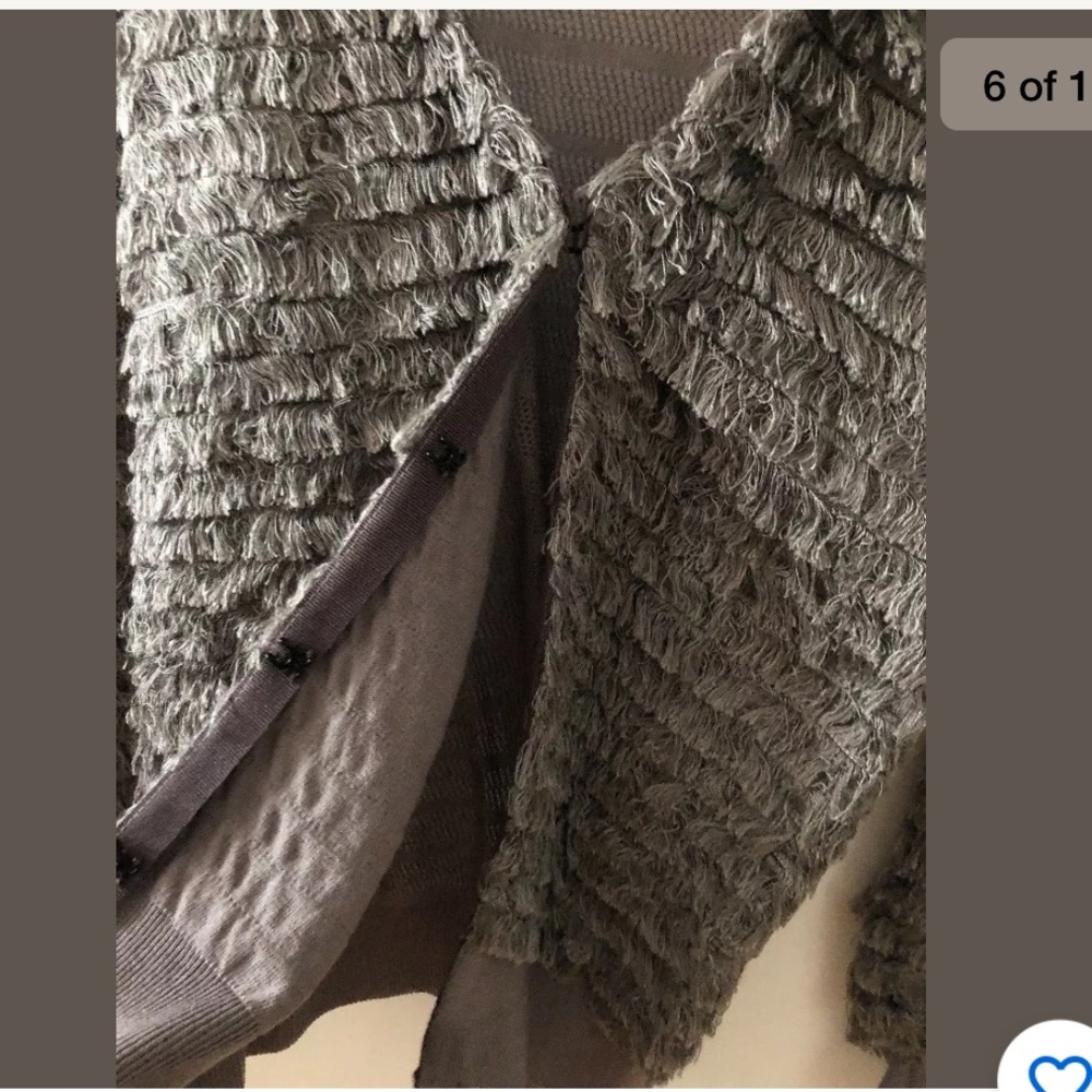 Micro Giovannini Fringed Jacket Sz IT 40 - Picture 5 of 8